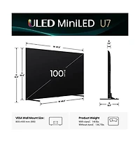 100" Class U7 Series 4K Mini-led Qled (Hdr) Uhd Smart Google Tv - 100U75QG