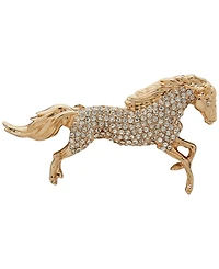 Anne Klein Gold-Tone Crystal Year Of Horse Pin