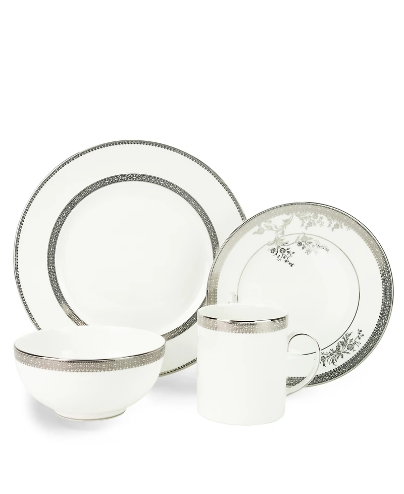 Vera Wang Wedgwood Dinnerware, Lace 4-Pc. Place Setting