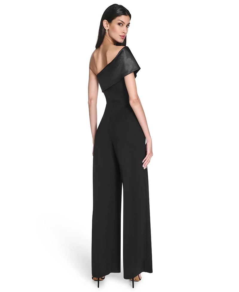 Eliza J Women's One-Shoulder Jumpsuit