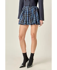 English Factory Women's Balloon Mini Skort