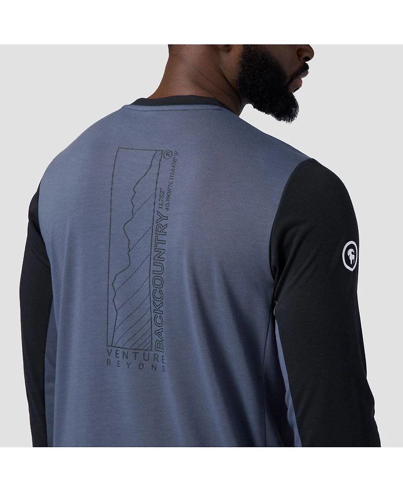 Backcountry Men's Slickrock Drirelease Long-Sleeve Tech T-Shirt Mountain Bike Jerseys Long Sleeve