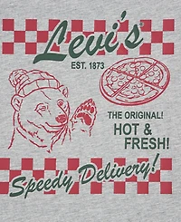 Levi's Boys 8-20 Santa's Pizza Crewneck T-Shirt