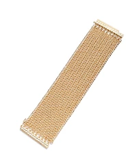Lauren Ralph Lauren Gold-Tone Chain Mesh Flex Bracelet