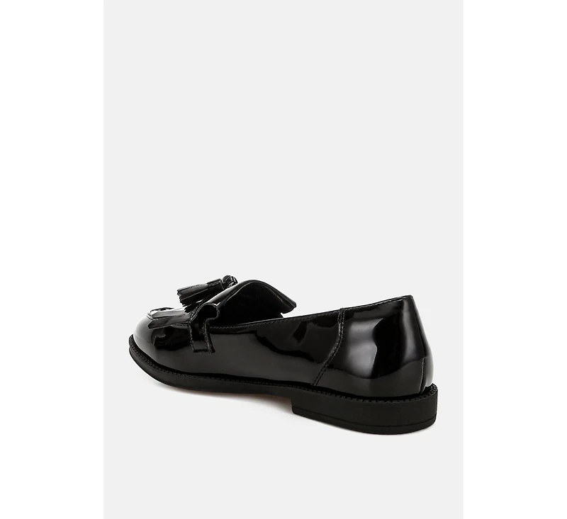 Blaneth Tassel Faux Leather Loafers