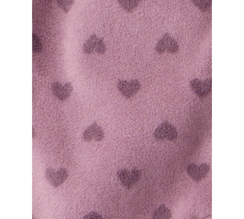 Carter's Baby Girls Heart Print Long-Sleeve Sleep and Play Pajama