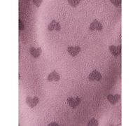Carter's Baby Girls Heart Print Long-Sleeve Sleep and Play Pajama