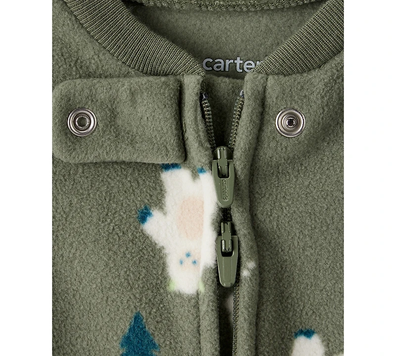Carter's Baby Boys Yeti Fleece Loose Fit Sleep and Play Pajama