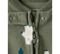 Carter's Baby Boys Yeti Fleece Loose Fit Sleep and Play Pajama