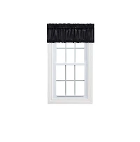 Ellis Stacey 1.5" Rod Pocket High Quality Fabric Solid Color Window Balloon Valance 60"x15
