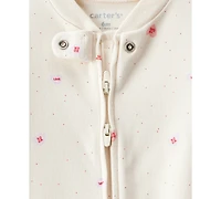 Carter's Baby Girls Candy Heart Print Sleep and Play Pajama