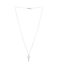 Pre-Owned Tiffany & Co. Modern Open Square Key Pendant Necklace