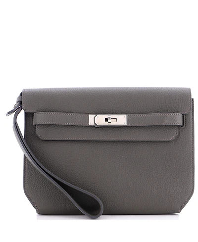 Pre-Owned Hermes 25 Kelly Depeches Pouch Togo