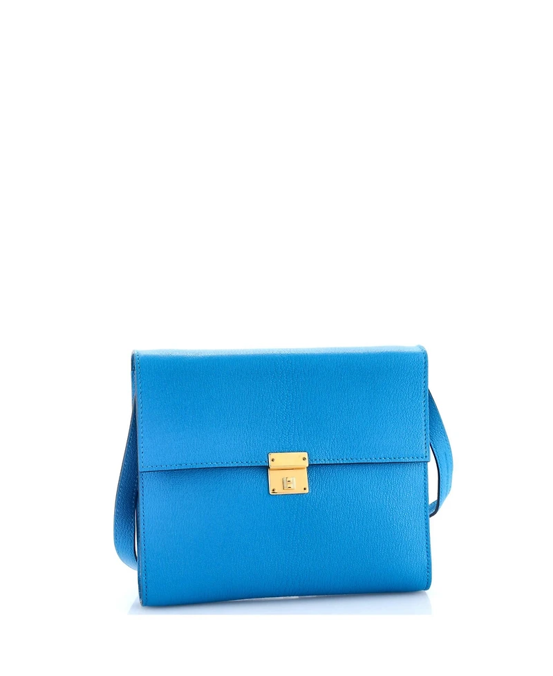 Pre-Owned Hermes 16 Clic Wallet on Strap Chevre Mysore