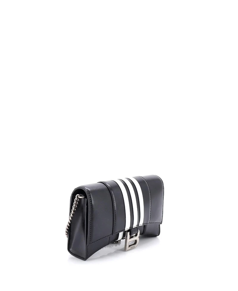 Pre-Owned Balenciaga x adidas Hourglass Chain Wallet Leather