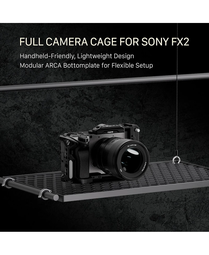 Tilta Full Camera Cage for Sony FX2, Titanium