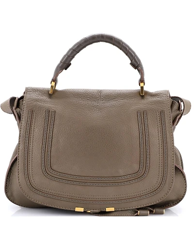 Pre-Owned Chloe Medium Marcie Top Handle Bag Leather