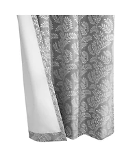 Thermaplus Patricia 100% Blackout Uv Protection Grommet Curtain Panel for Windows 52" x Silver