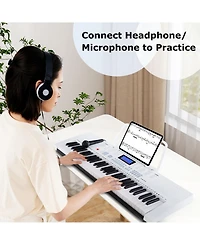 Sugift 61-Key Electric Piano Keyboard for Beginner