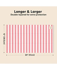 KeaBabies 6pk Shea Baby Burp Cloths for Boys and Girls, Burping Babies, Newborn