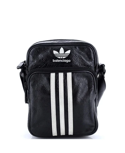 Pre-Owned Balenciaga Small x adidas Agneau Messenger Bag Leather