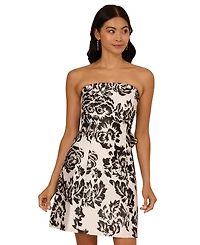 Adrianna Papell Women's Strapless Short Dress