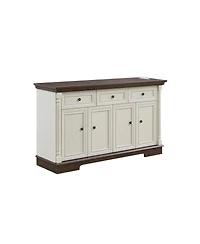 Casainc Farmhouse Style Kitchen Storage Cabinet with Drawers and Doors