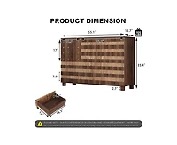 55" Storage Cabinet with adjustable shelve