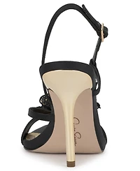 Jessica Simpson Women's Nivory Sequin Flowers Stiletto Sandals