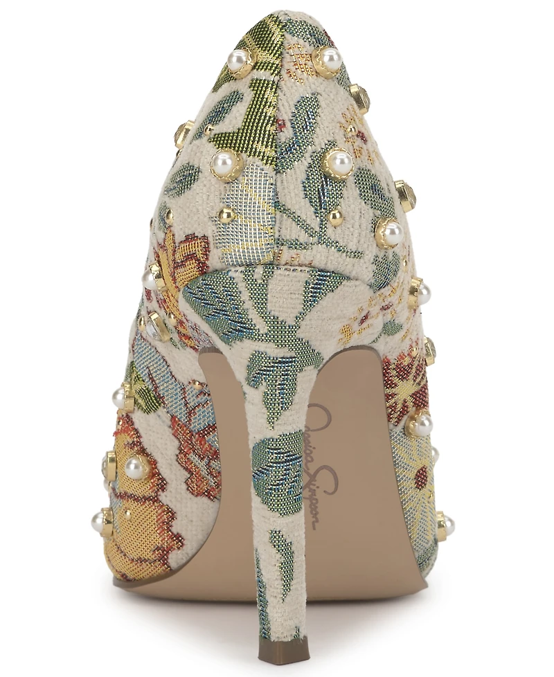 Jessica Simpson Women's Welica Embellished Pointed-Toe Pumps