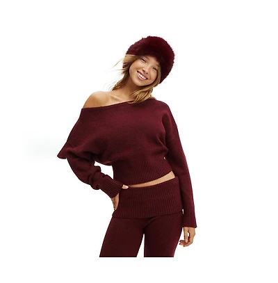 Cotton On Women's Off The Shoulder Fluffy Knit Jumper