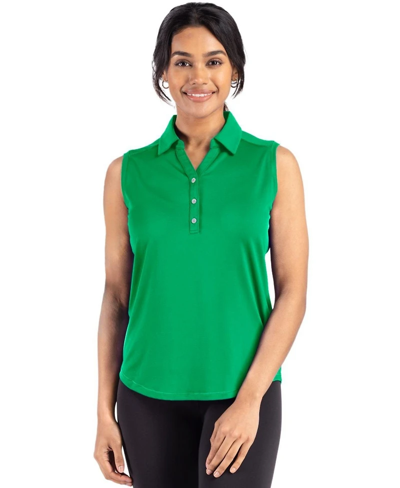 Cutter & Buck Forge Eco Stretch Recycled Womens Sleeveless Polo