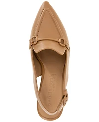 Gentle Souls Women's Dawson Pointy Toe Leather Slingback Pumps