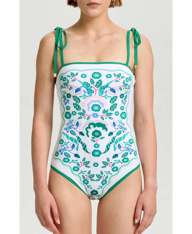 Jessie Zhao New York Women's Botanic Reversible One-Piece Swimsuit
