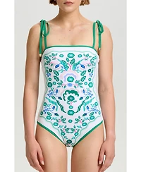 Jessie Zhao New York Women's Botanic Reversible One-Piece Swimsuit