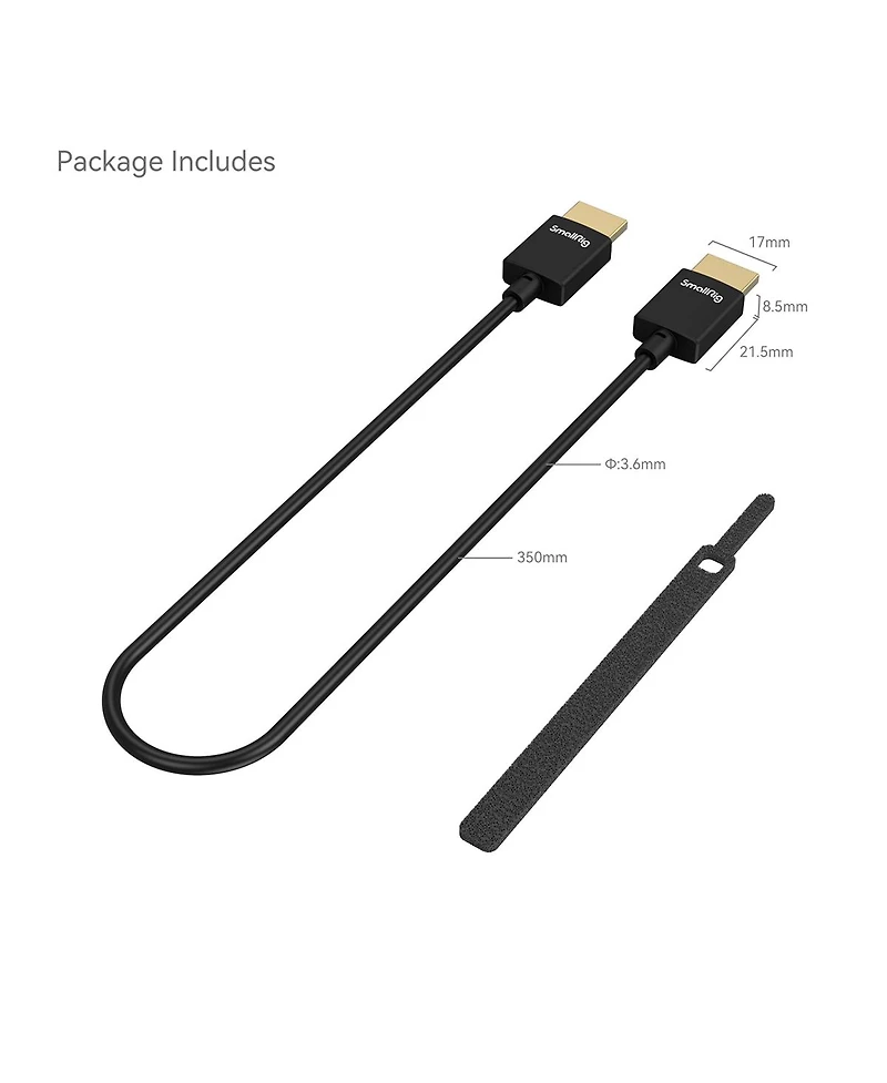 SmallRig 13.7" Ultra-Slim 4K Hdmi Type-a Cable