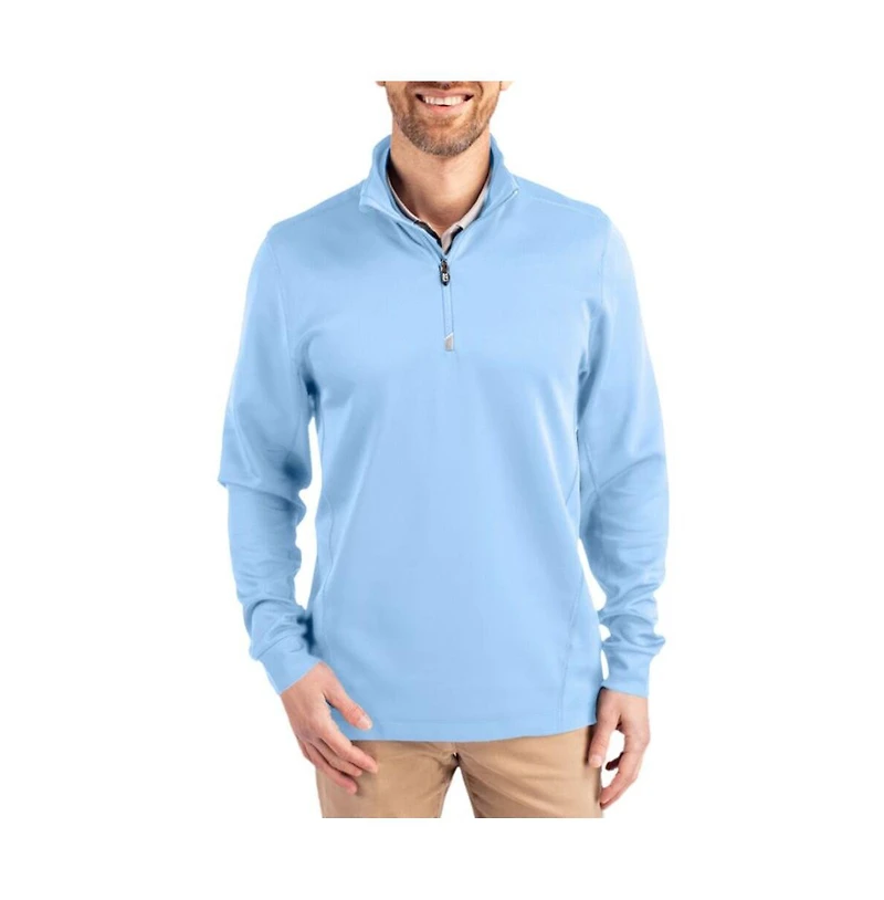 Cutter & Buck Traverse Stretch Eco Quarter Zip Mens Pullover
