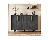 Casainc 54" Retro Storage Cabinet with Adjustable Shelves