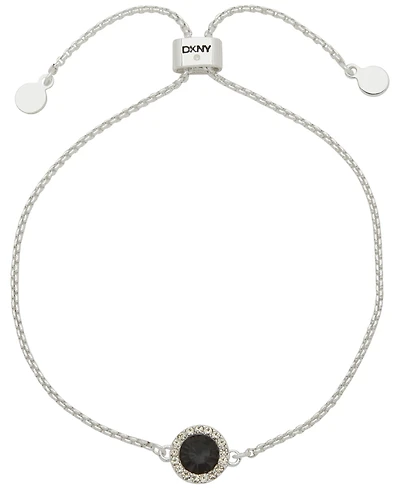 Dkny Glass Stone Inlay Dynamic Slider Bracelet