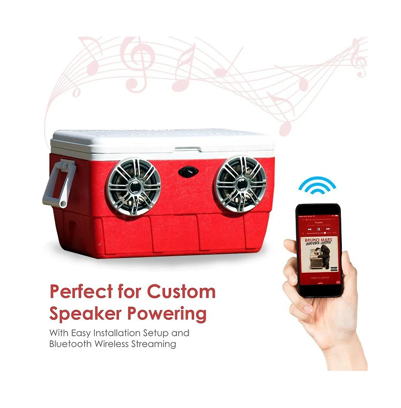 Bluetooth Marine Amplifier Kit, 2-Ch. Waterproof Audio Power Amp System