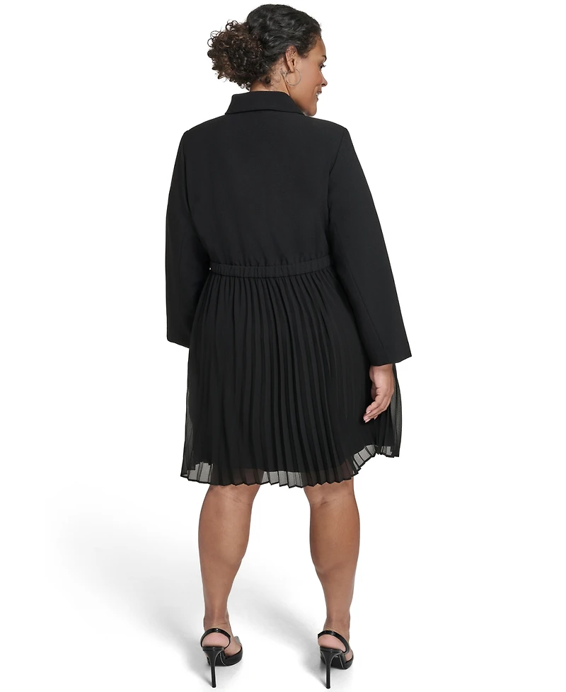 Vince Camuto Plus Size Fit and Flare Blazer Dress