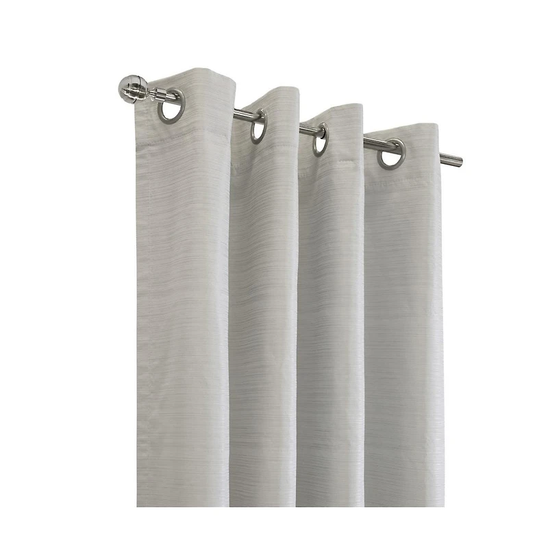 Thermaplus Solstice Room Darkening Grommet Curtain - 52x95", Oyster
