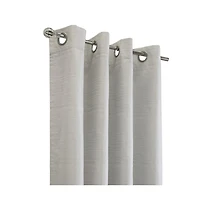 Thermaplus Solstice Room Darkening Grommet Curtain - 52x95", Oyster