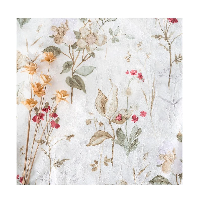 Ellis Curtain Sophia Rod Pocket Valance - 48x15", Multi