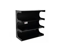 Casainc 4-Tier Book Shelf Cabinet Coffee Table with Organizer Storage Shelves