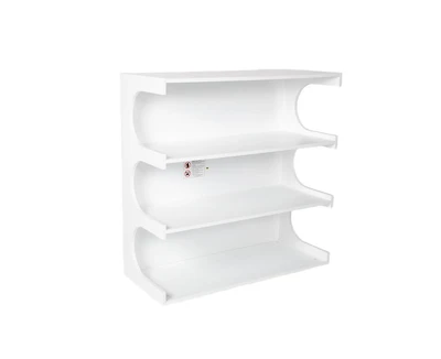 Casainc 4-Tier Book Shelf Cabinet Coffee Table with Organizer Storage Shelves