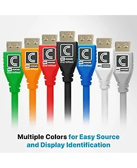 Comprehensive 9' MicroFlex Pro Av/It Integrator Series 8K 48Gbps Hdmi Cable with ProGrip, Jet Black
