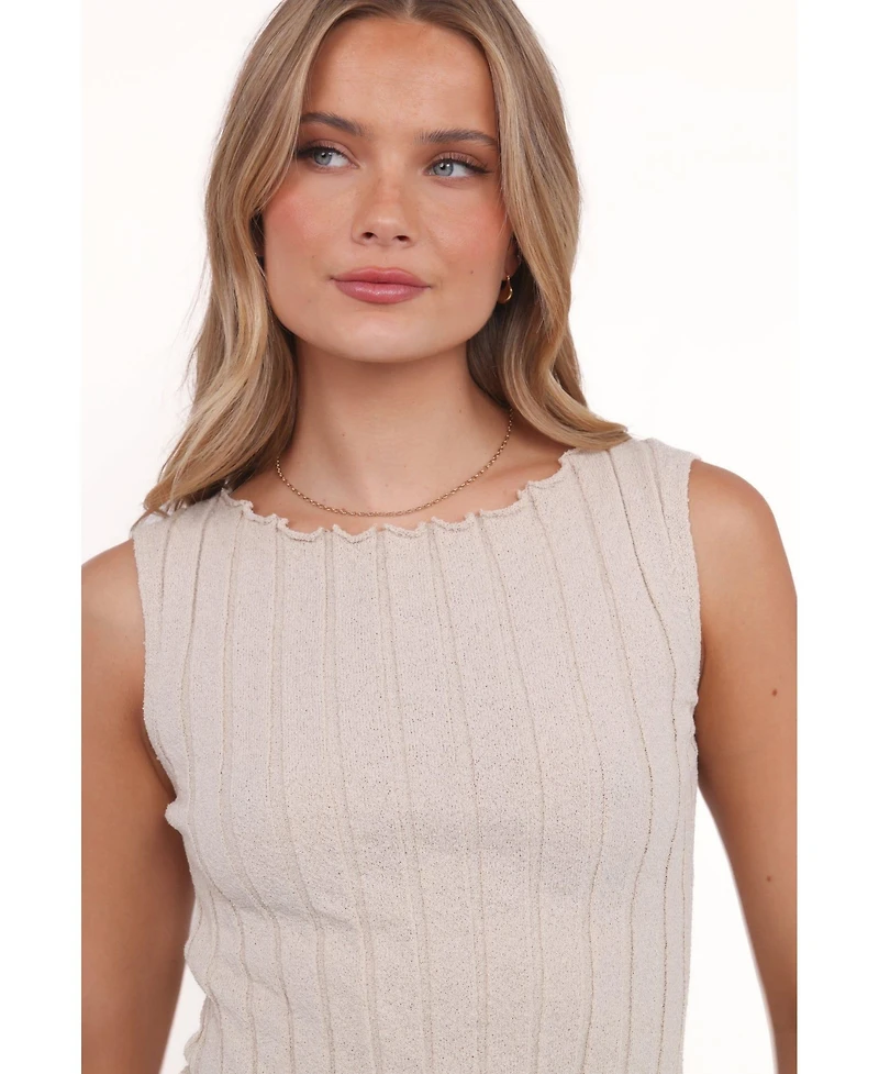 Petal and Pup Women's Brodie Wide Rib Knit Top