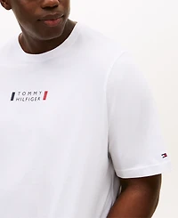 Tommy Hilfiger Men's Big & Tall Small Center Logo T-Shirt