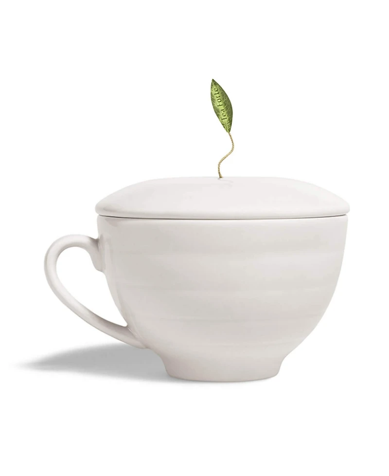 Tea Forte Holiday Winter Chalet Bundle with 20-Pyramid Infusers, Cafe Cup and Tea Trays